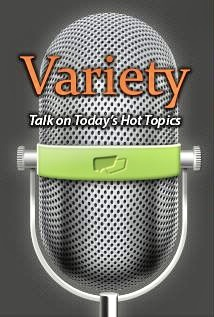 Variety — Talk on Today's Hot Topics microphone logo